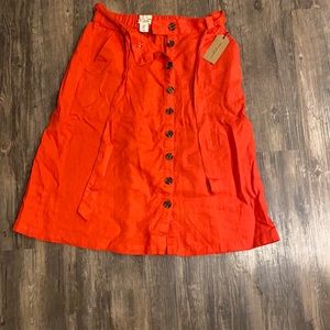 Christian Siriano midi skirt